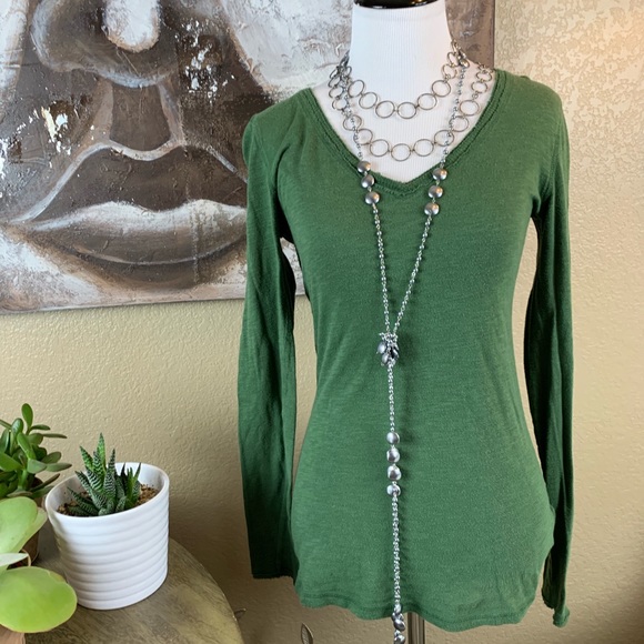 Mudd Tops - Fitted Forest Green Tee by Mudd